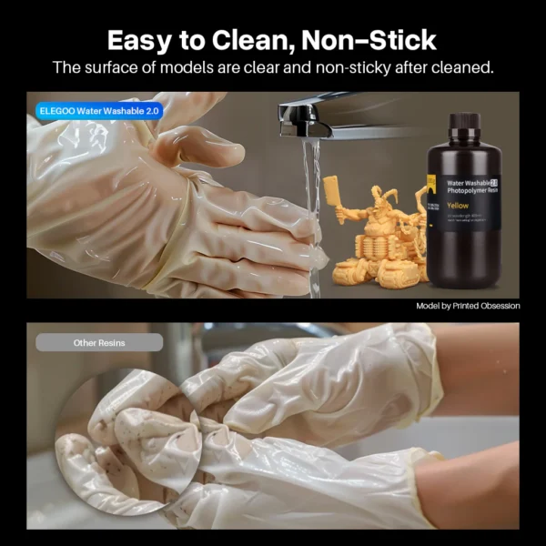 Elegoo Water Washable Resin Grey - Image 2