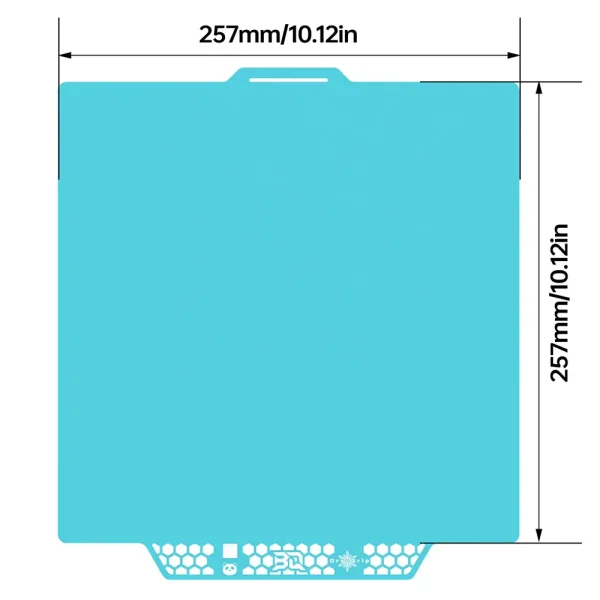 BIQU Panda BuildPlate CryoGrip Pro for Bambu X1/P1/A1 - Glacier - Image 2